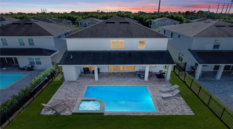 Rear of the Home/Pool