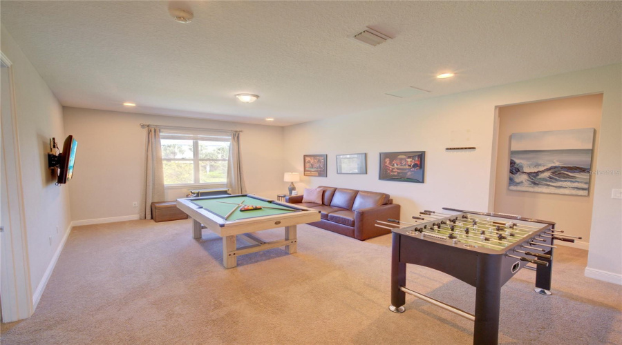 Second Floor Loft/Game Area