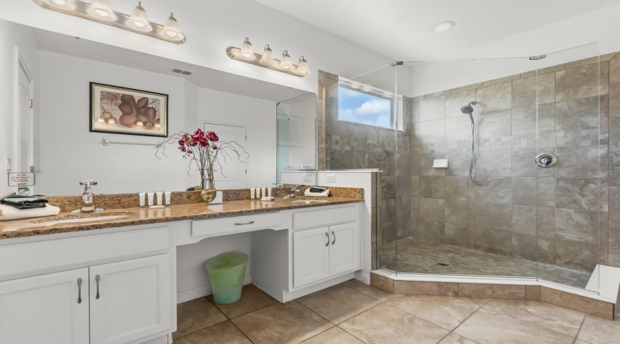 Primary Bathroom- With Seamless Shower Stall