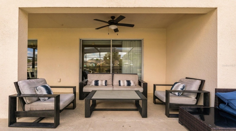 Porch/Lanai by the pool