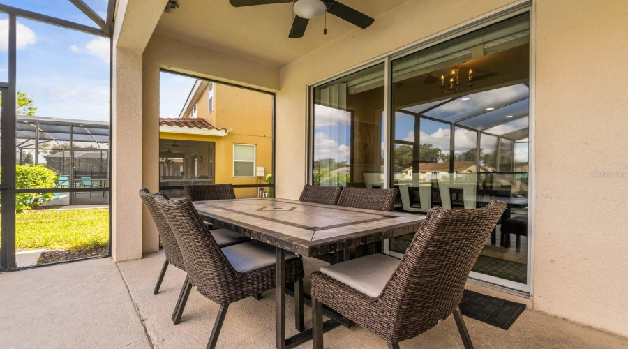 Porch/Lanai by the pool