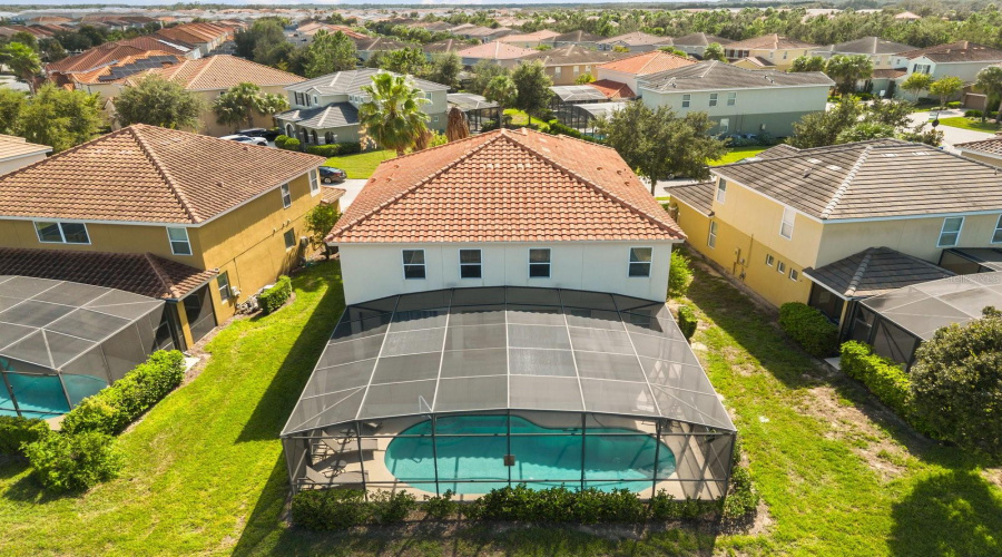 Aerial view of the property (back)