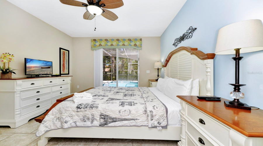 Primary Bedroom with Direct Patio Access