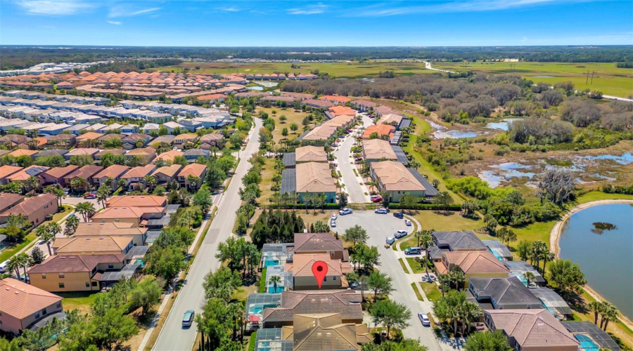 Prime Location – Aerial Perspective of Community Amenities, Parks, and Trails
