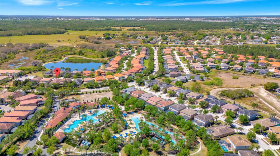 Estate Overview – Expansive Backyard with Pool, Patio, and Lush Landscaping for Ultimate Privacy
