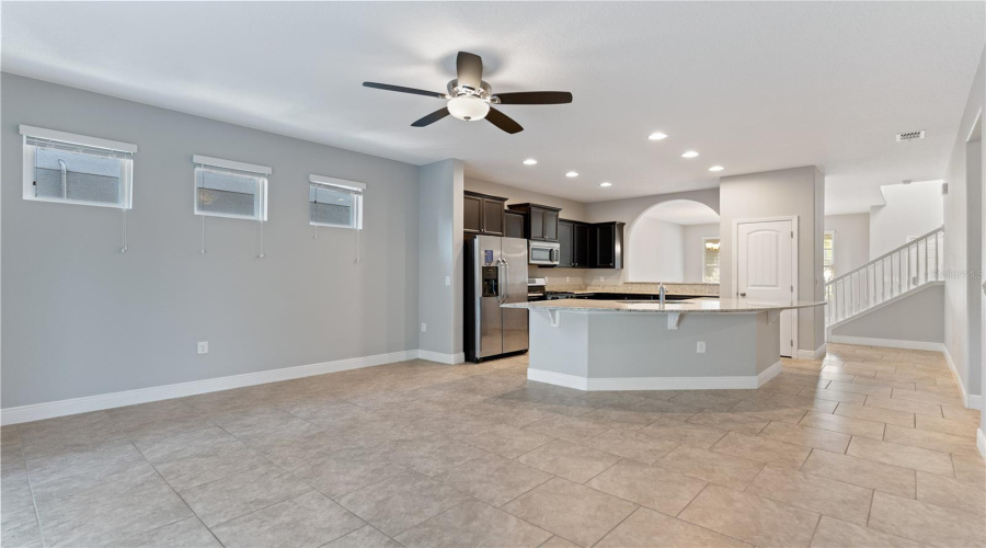 high windows allow for lots of natural light