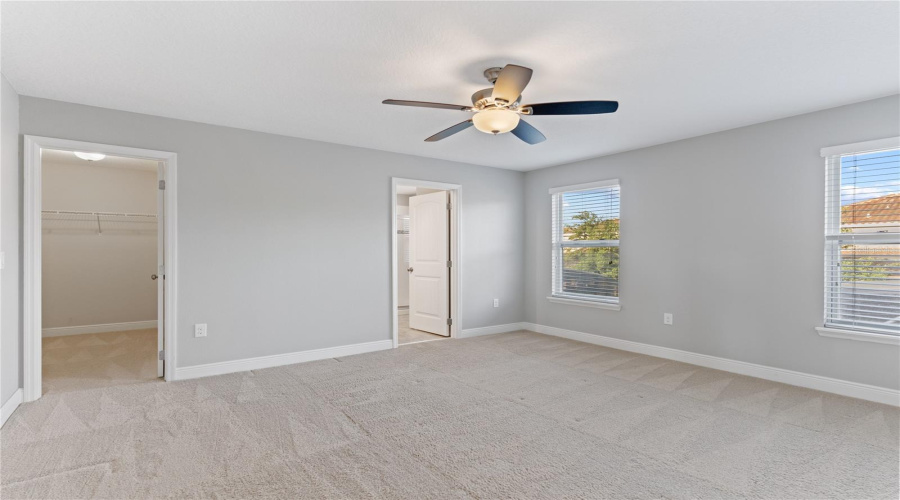 second floor primary suite