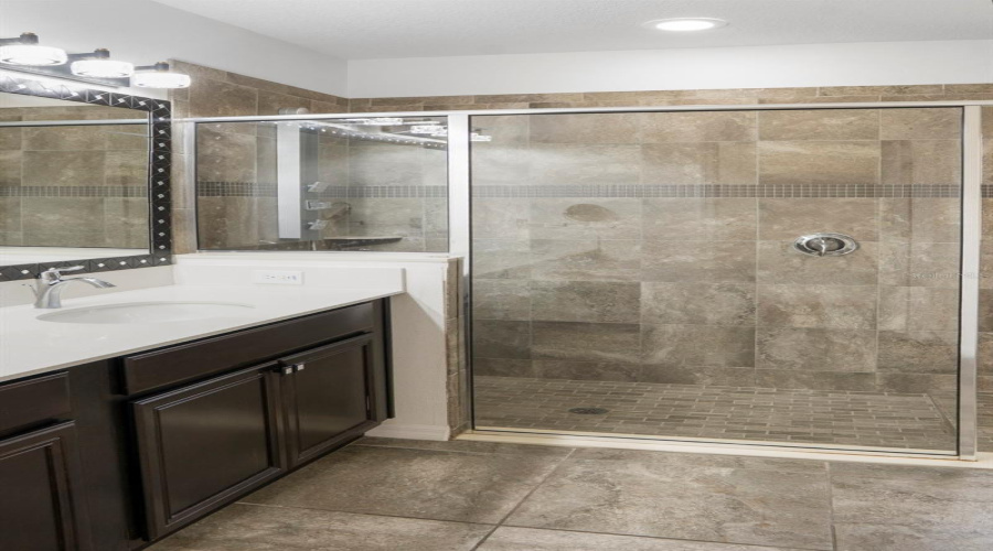 Primary huge walk-in shower Primary huge walk-in shower
