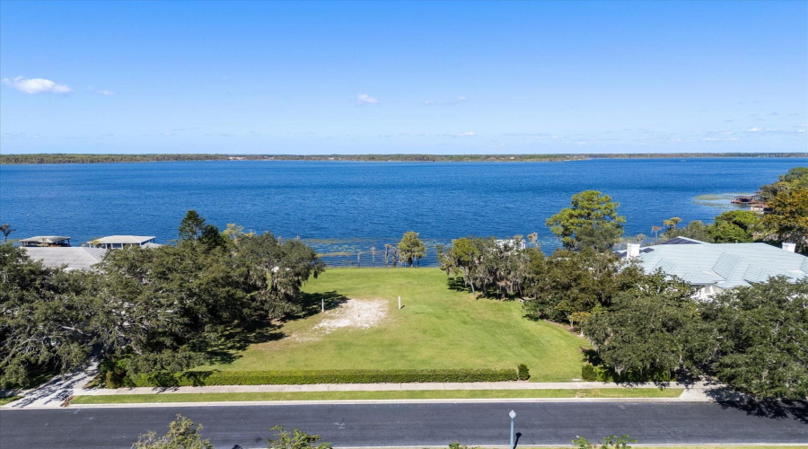 Lakefront Lot from Front