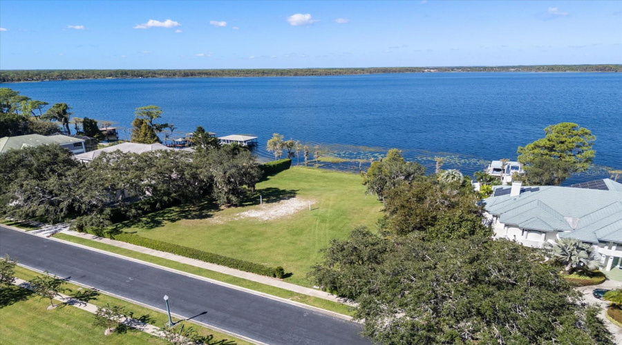 Lakefront Lot from Front
