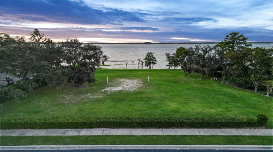Lakefront Lot from Front