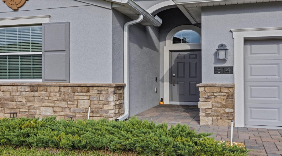 Stone accents Stone accents