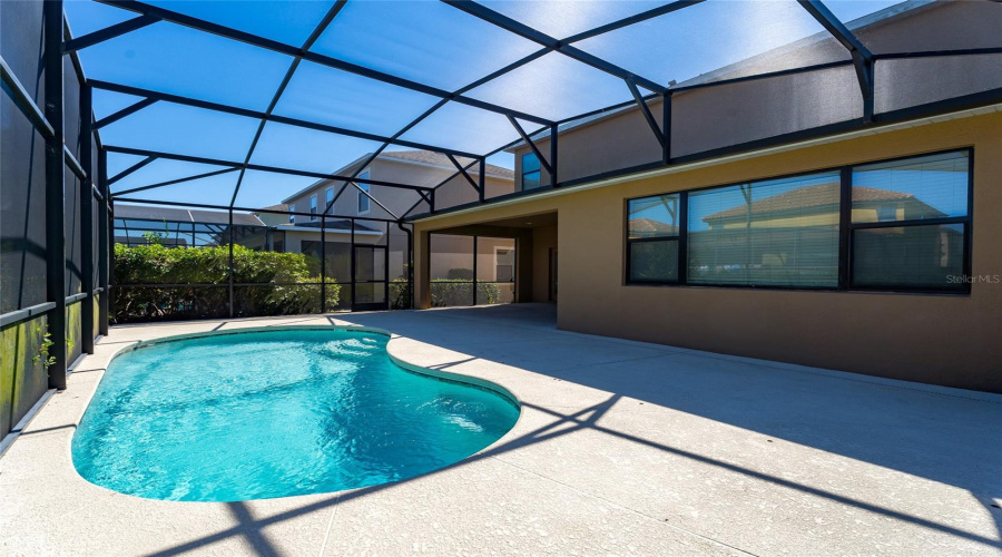 Private pool and screened deck Private pool and screened deck