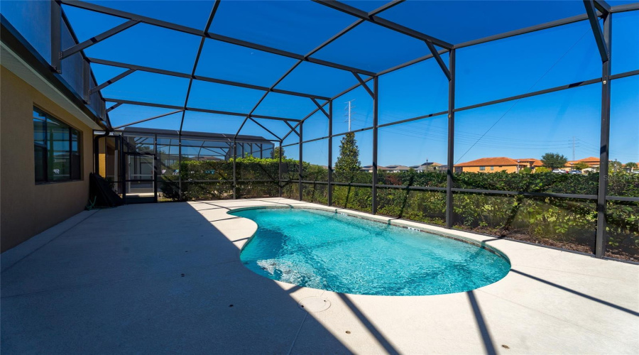 Private pool and screened deck Private pool and screened deck