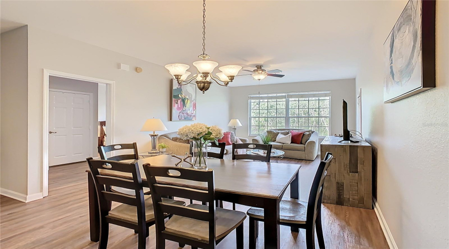 Dinning seamlessly connected to the kitchen and living room for effortless entertaining. Dinning seamlessly connected to the kitchen and living room for effortless entertaining.