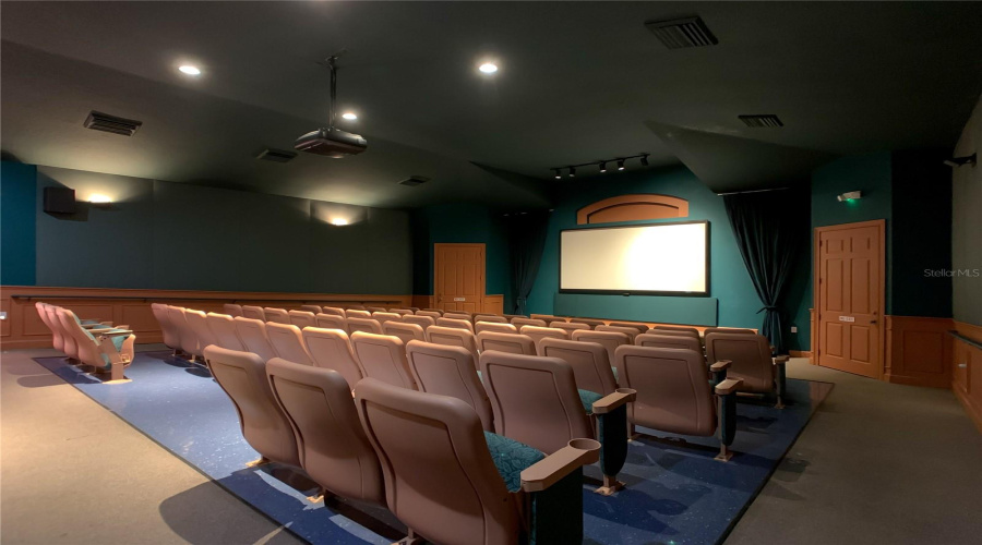 Movie Theater – On-site private screenings. Movie Theater – On-site private screenings.
