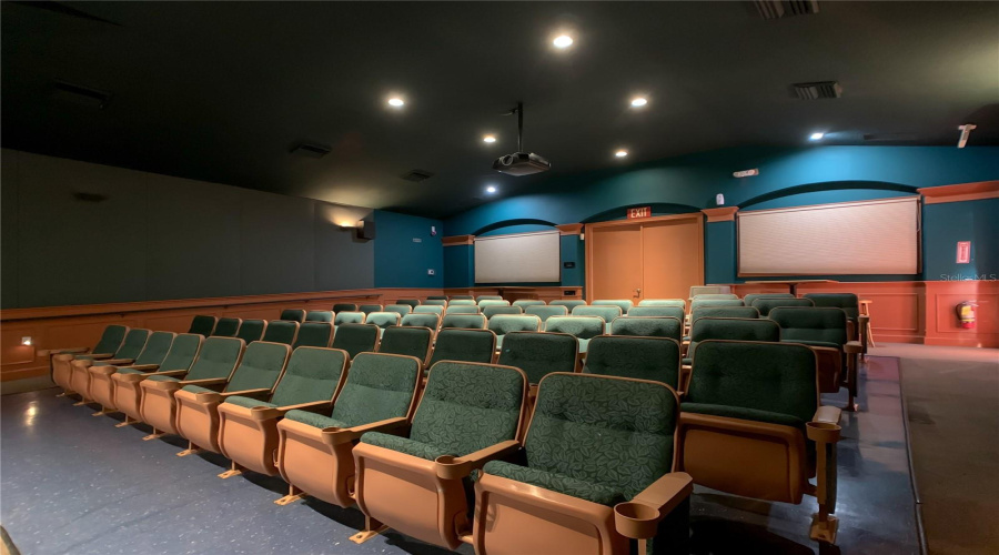 Movie Theater – On-site private screenings. Movie Theater – On-site private screenings.