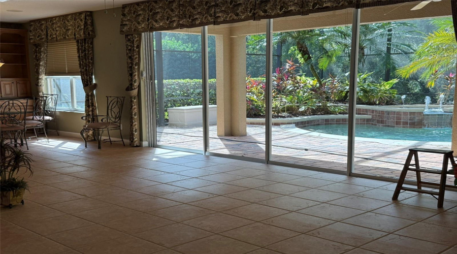 Family Room glass slider doors. Family Room glass slider doors.