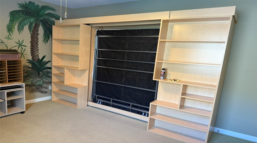 Built-ins Bedroom 2/Home Office opens to a Murphy Bed Built-ins Bedroom 2/Home Office opens to a Murphy Bed