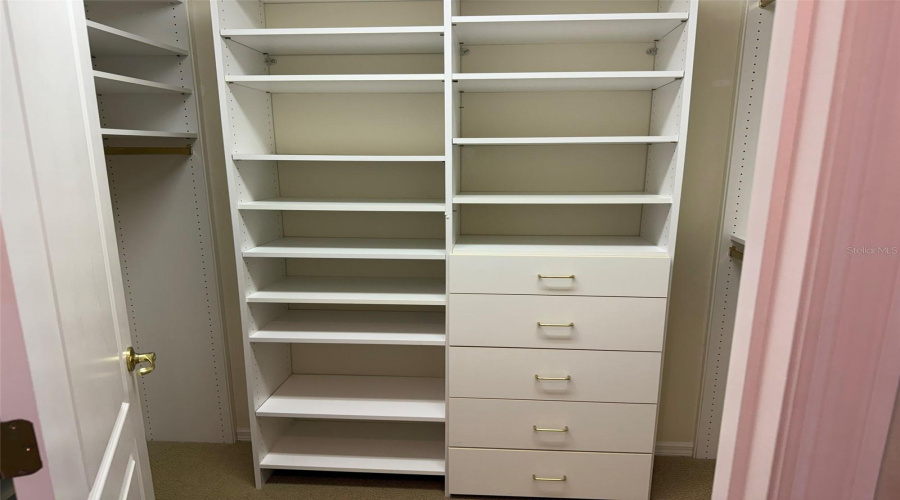 Primary Bedroom California Closets - His Primary Bedroom California Closets - His