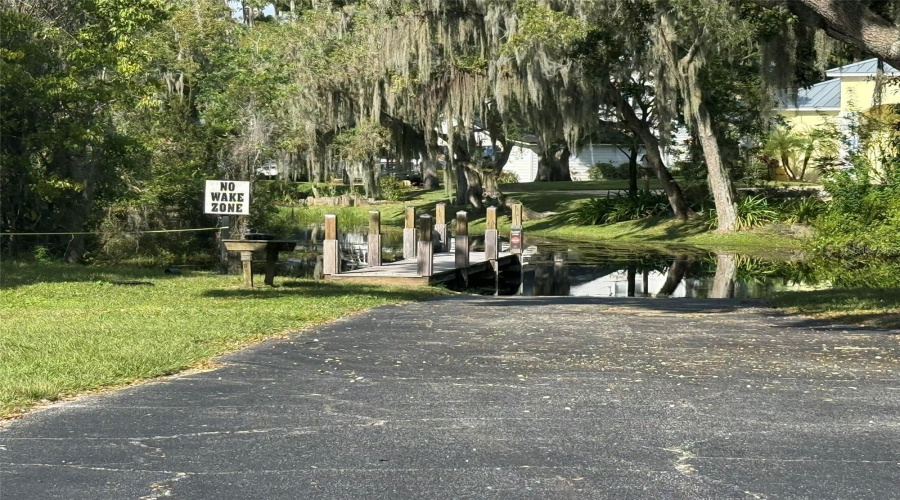 Private community boat ramp Private community boat ramp