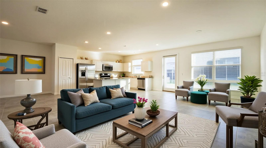 Open Space Virtually staged Open Space Virtually staged