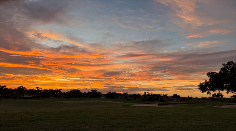 I never get used to seeing these sunsets!