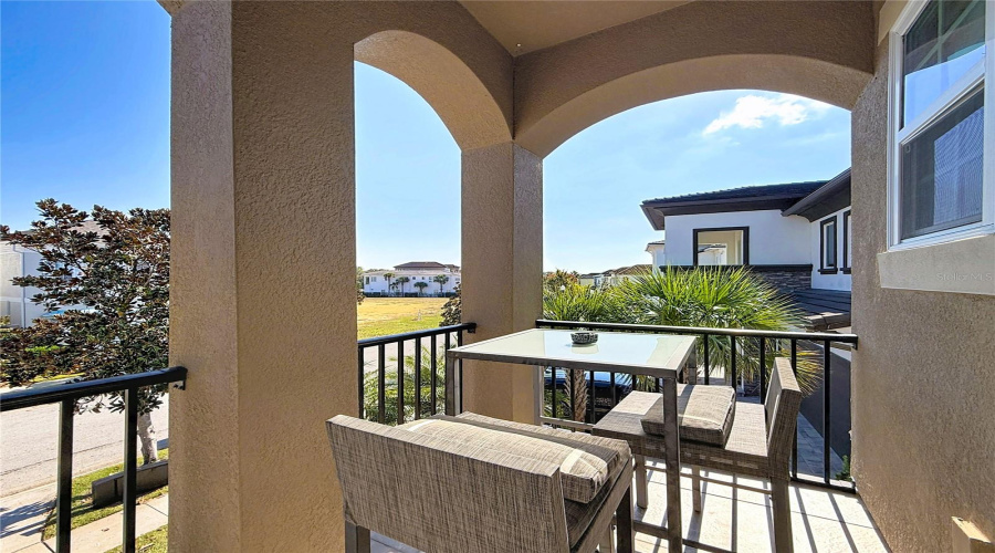 2nd floor front balcony off bedroom