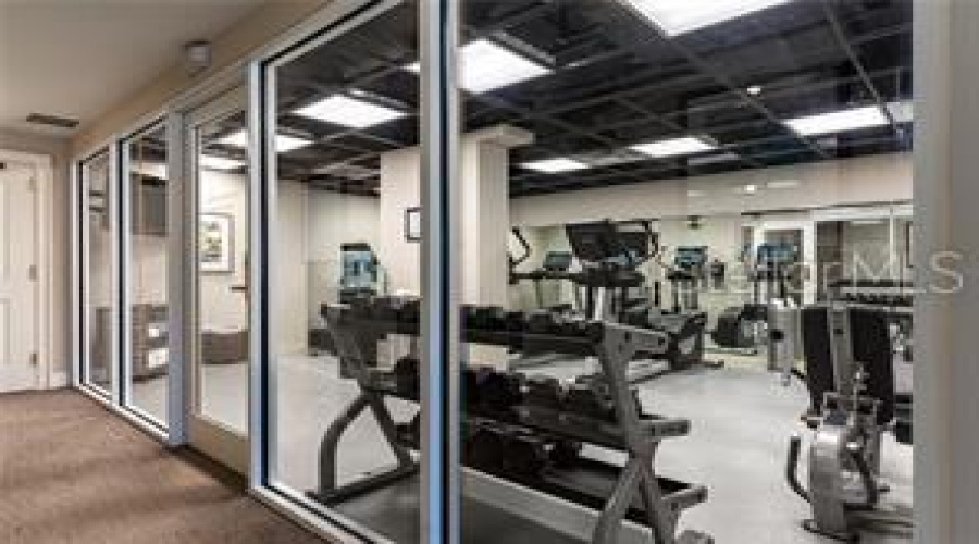 Gym - located in villa bldg