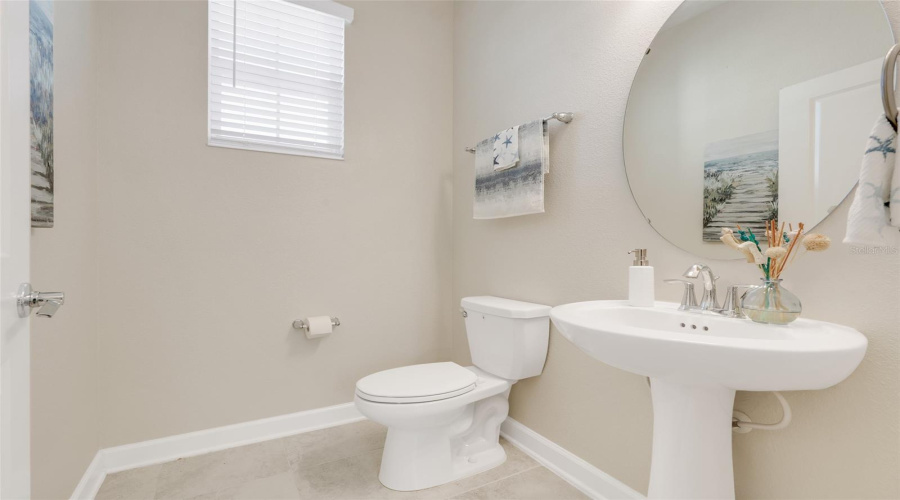 1st floor guest half Bathroom