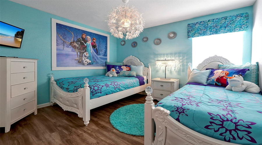 Frozen  kid bedroom, sleeps 2, 2nd floor