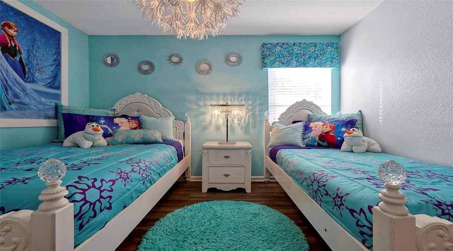 Frozen  kid bedroom, sleeps 2, 2nd floor