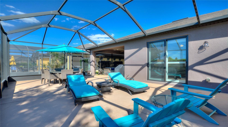 Open, Screened Lanai