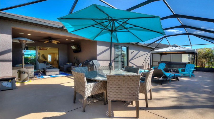 Open, Screened Lanai