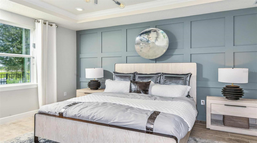 Model Home Design Only. Pictures and furnishings are for illustrative purposes only. Elevations, colors and options may vary. Furniture is for model home staging only.