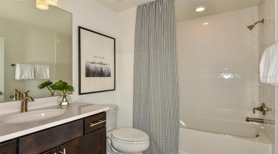 Model Home Design Only. Pictures and furnishings are for illustrative purposes only. Elevations, colors and options may vary. Furniture is for model home staging only.