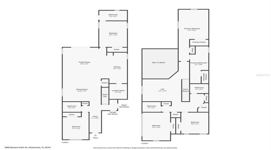 KISSIMMEE, Florida 34747, 5 Bedrooms Bedrooms, ,5 BathroomsBathrooms,Residential,For Sale,BANANA PALM,0,MFRO6358978