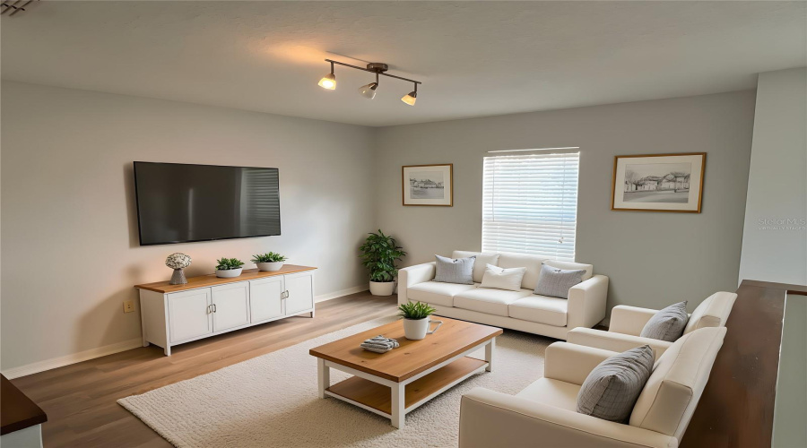 Virtually staged Loft on 2nd Floor