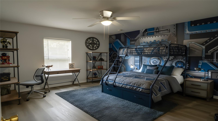 Virtually staged Guest bedroom 3