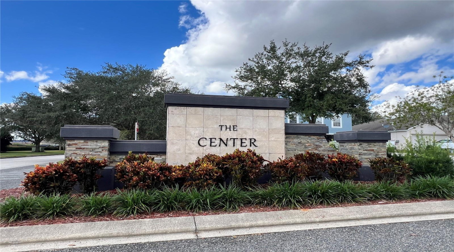 entrance to neighborhood