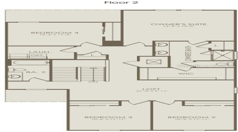Floor Plan - Floor Two