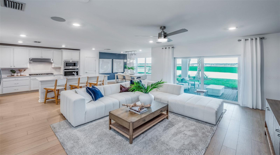 Model Home Design Only. Pictures and furnishings are for illustrative purposes only. Elevations, colors and options may vary. Furniture is for model home staging only.