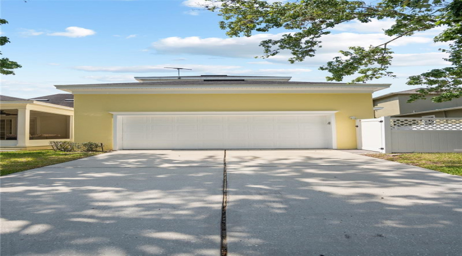 2 Car Garage and Drive Way