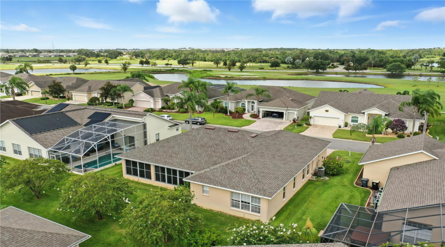 Aerial View of Backyard