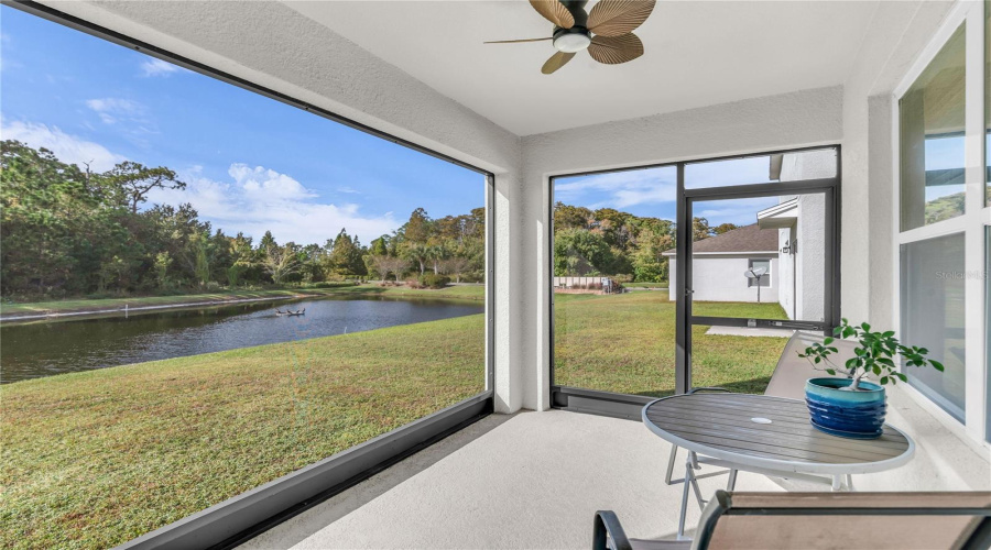 Covered & Screened In Patio