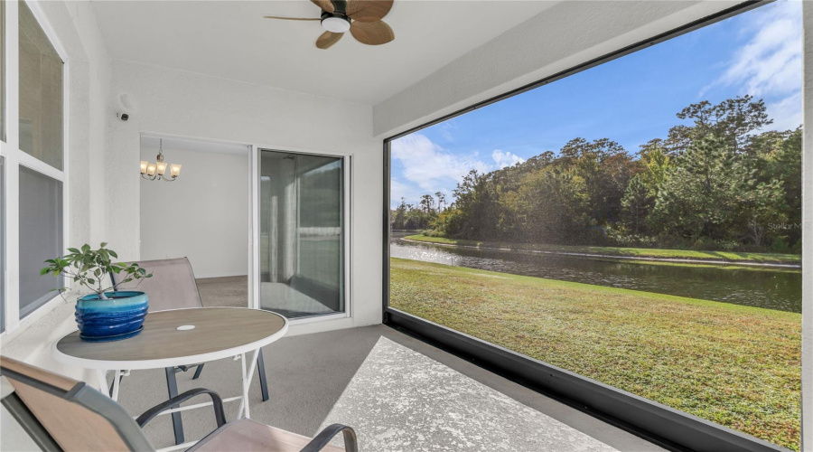 Covered & Screened In Patio