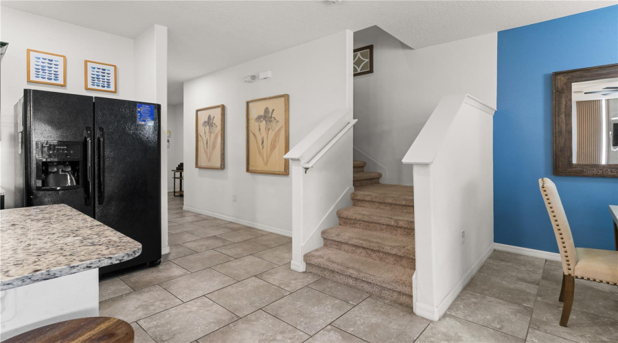 Stairs to 2nd floor.