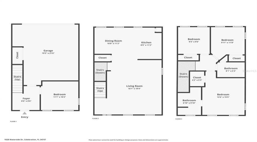CELEBRATION, Florida 34747, 3 Bedrooms Bedrooms, ,2 BathroomsBathrooms,Residential,For Sale,WATERSIDE,0,MFRO6356564