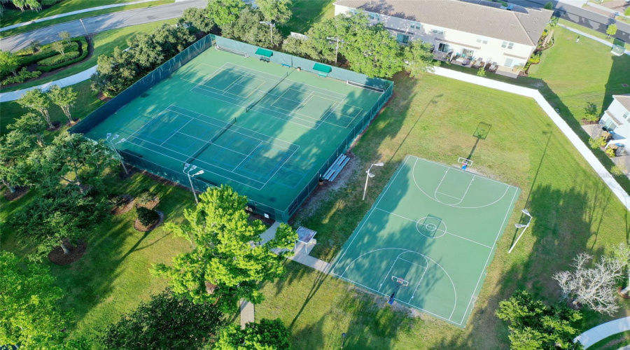 tennis courts