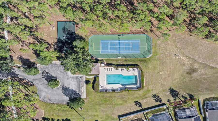Community pool and tennis courts